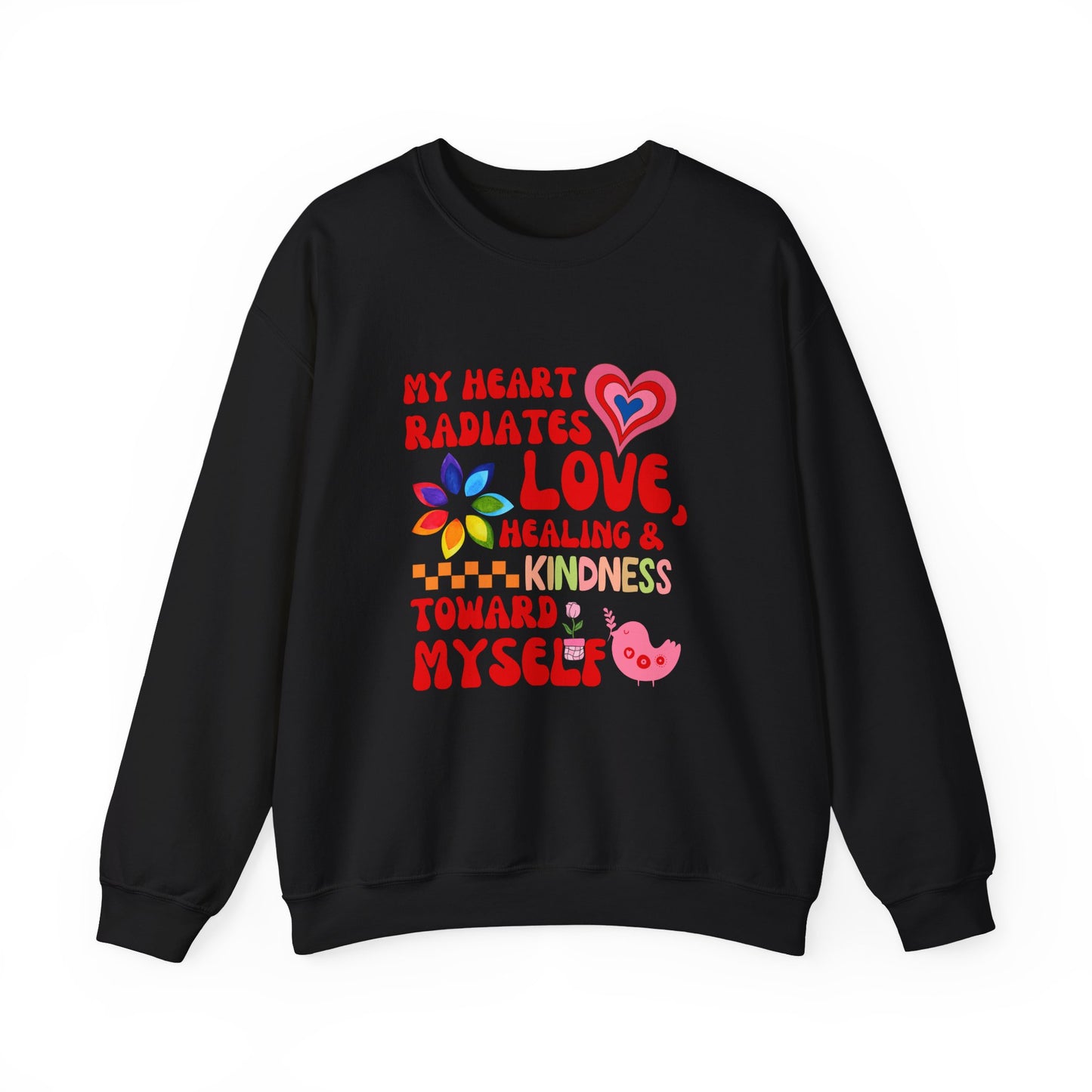 "My Heart Radiates Love" Affirmation Sweatshirt