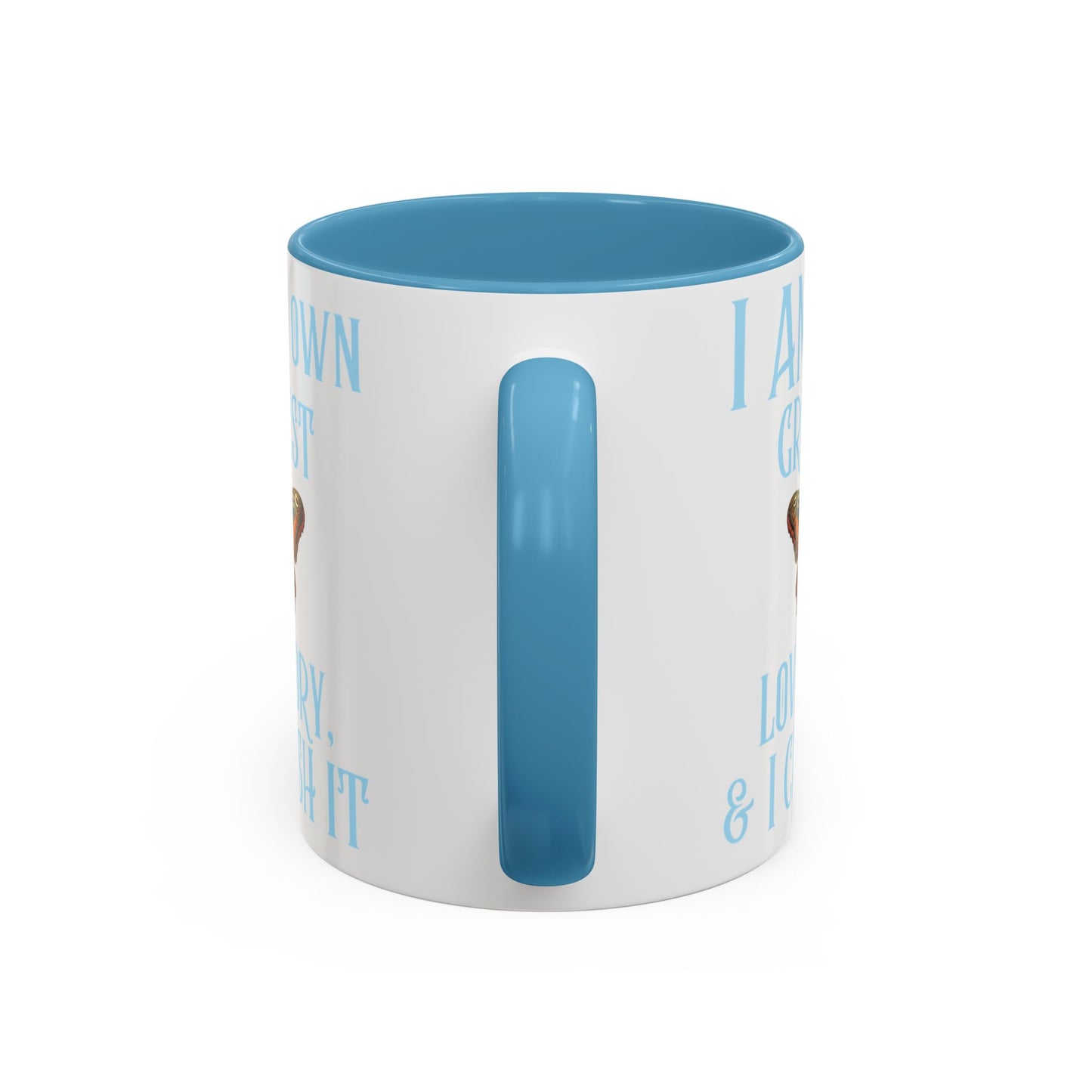 Inspirational Affirmation Mug - "I Am My Own Love Story & I Cherish It" Blue