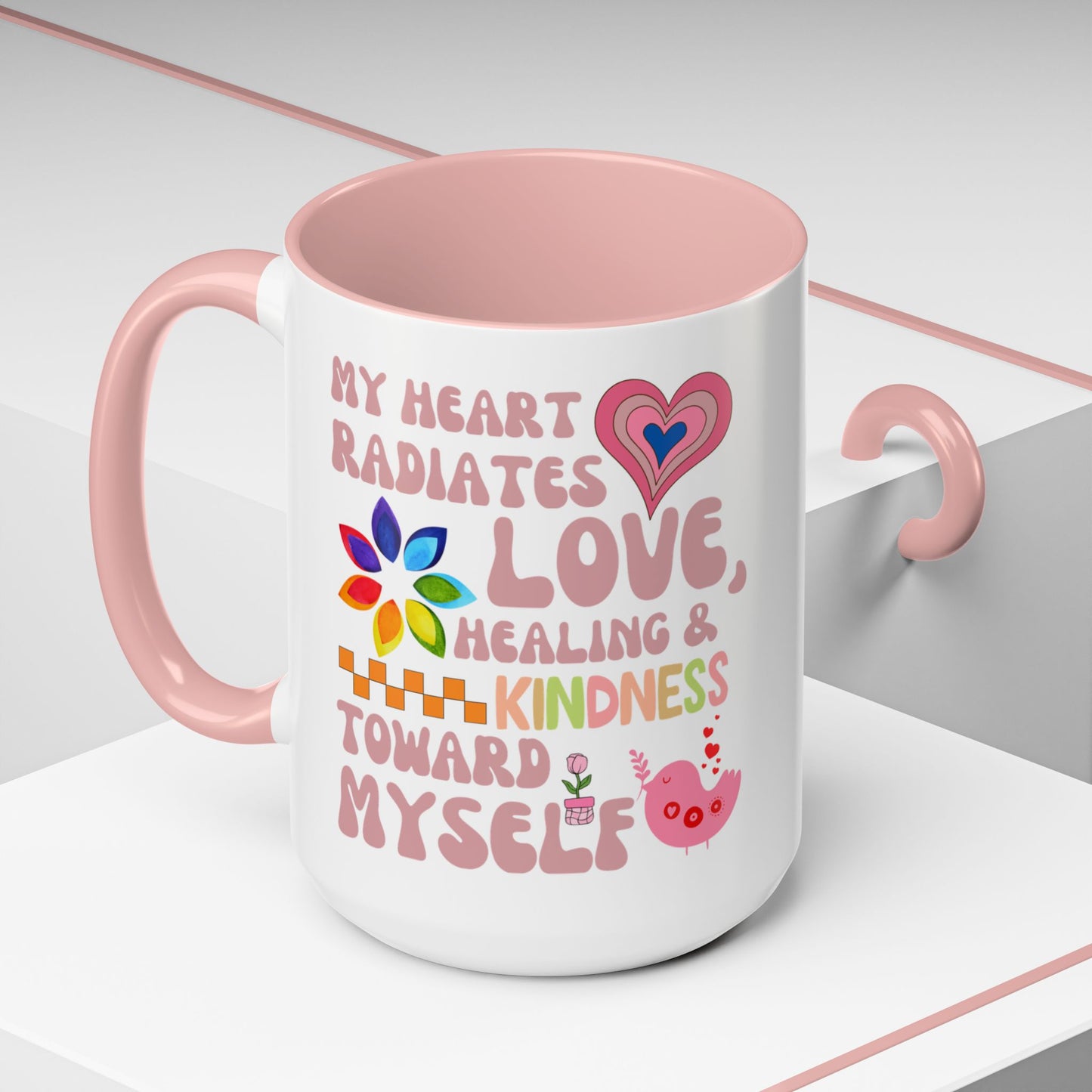 My Heart Radiates Love Mug