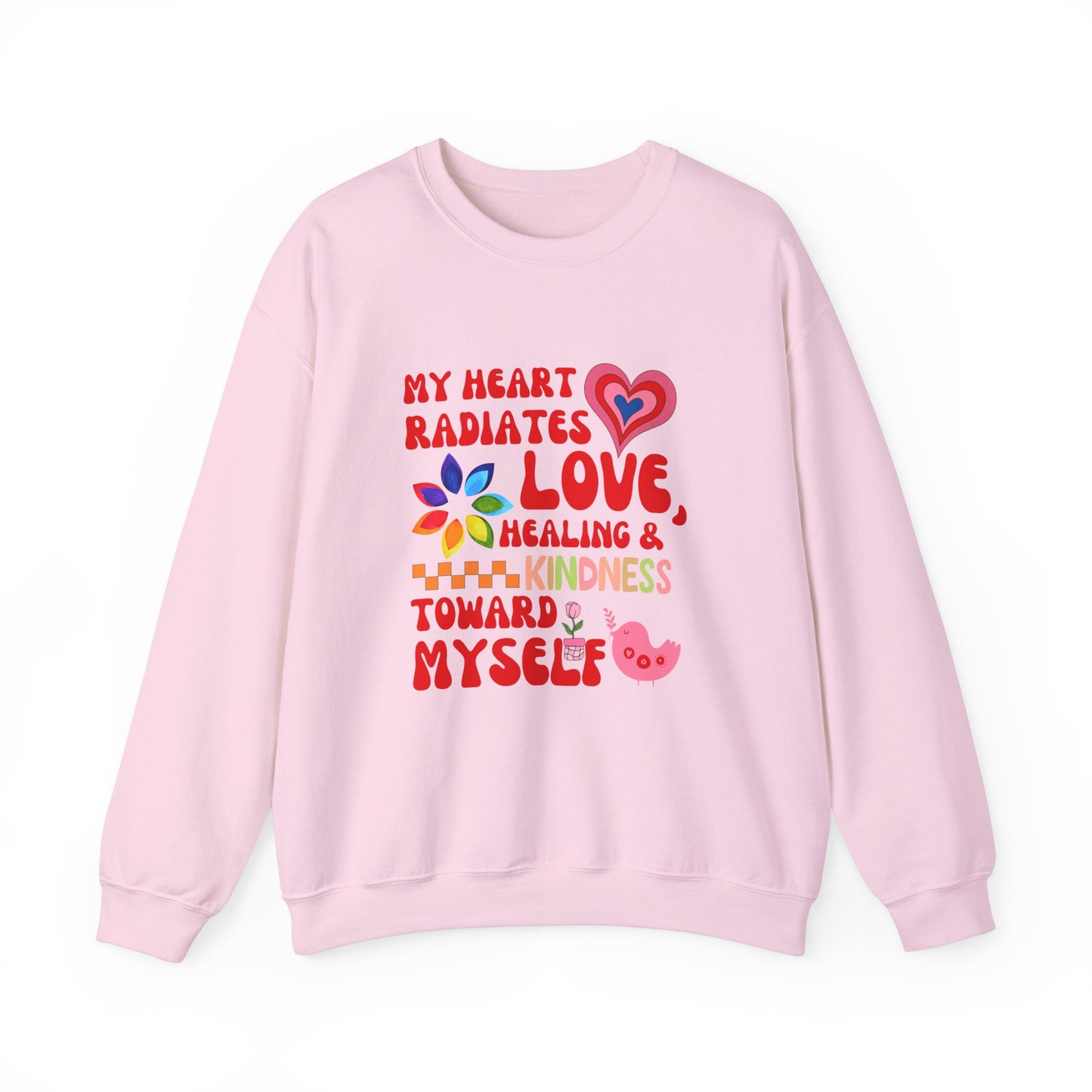 "My Heart Radiates Love" Affirmation Sweatshirt