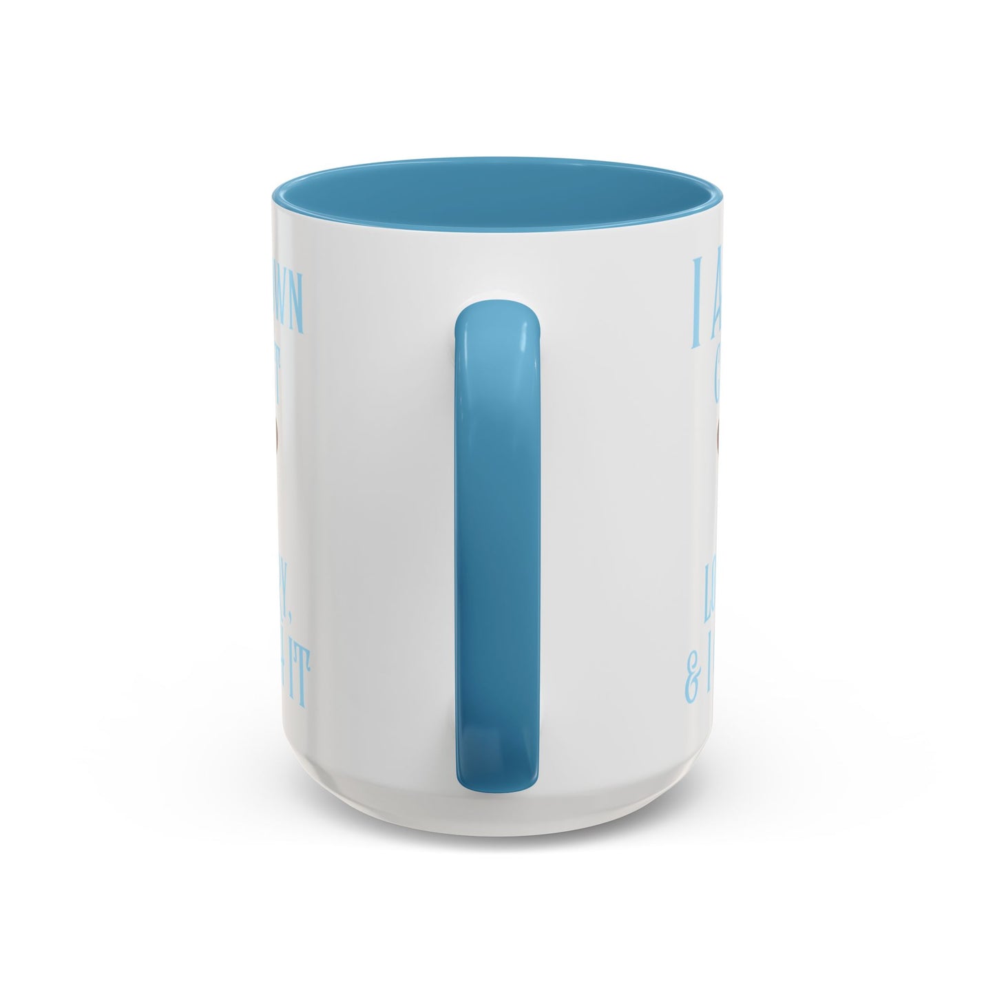 Inspirational Affirmation Mug - "I Am My Own Love Story & I Cherish It" Blue