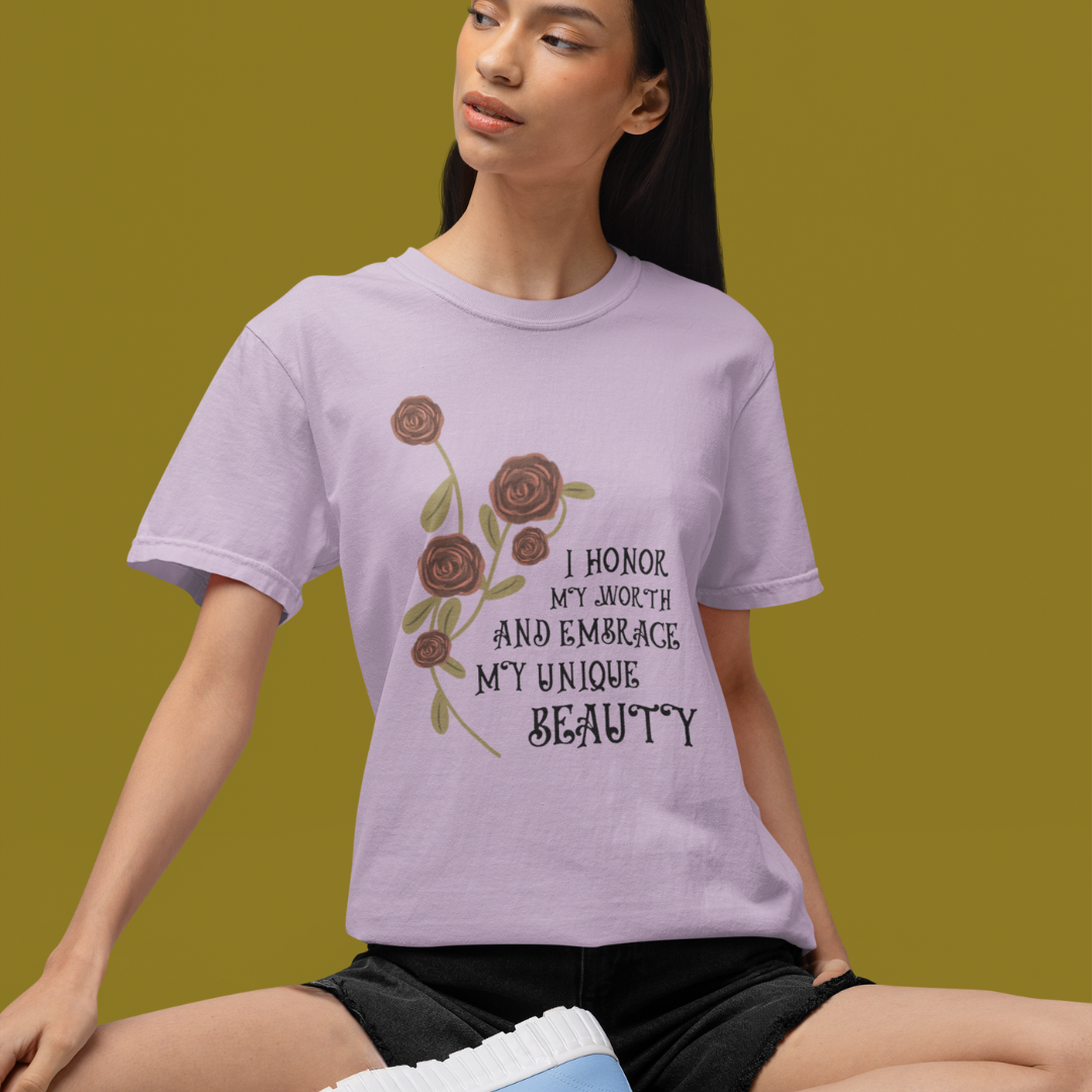 "I Honor My Worth" Affirmation T-Shirt
