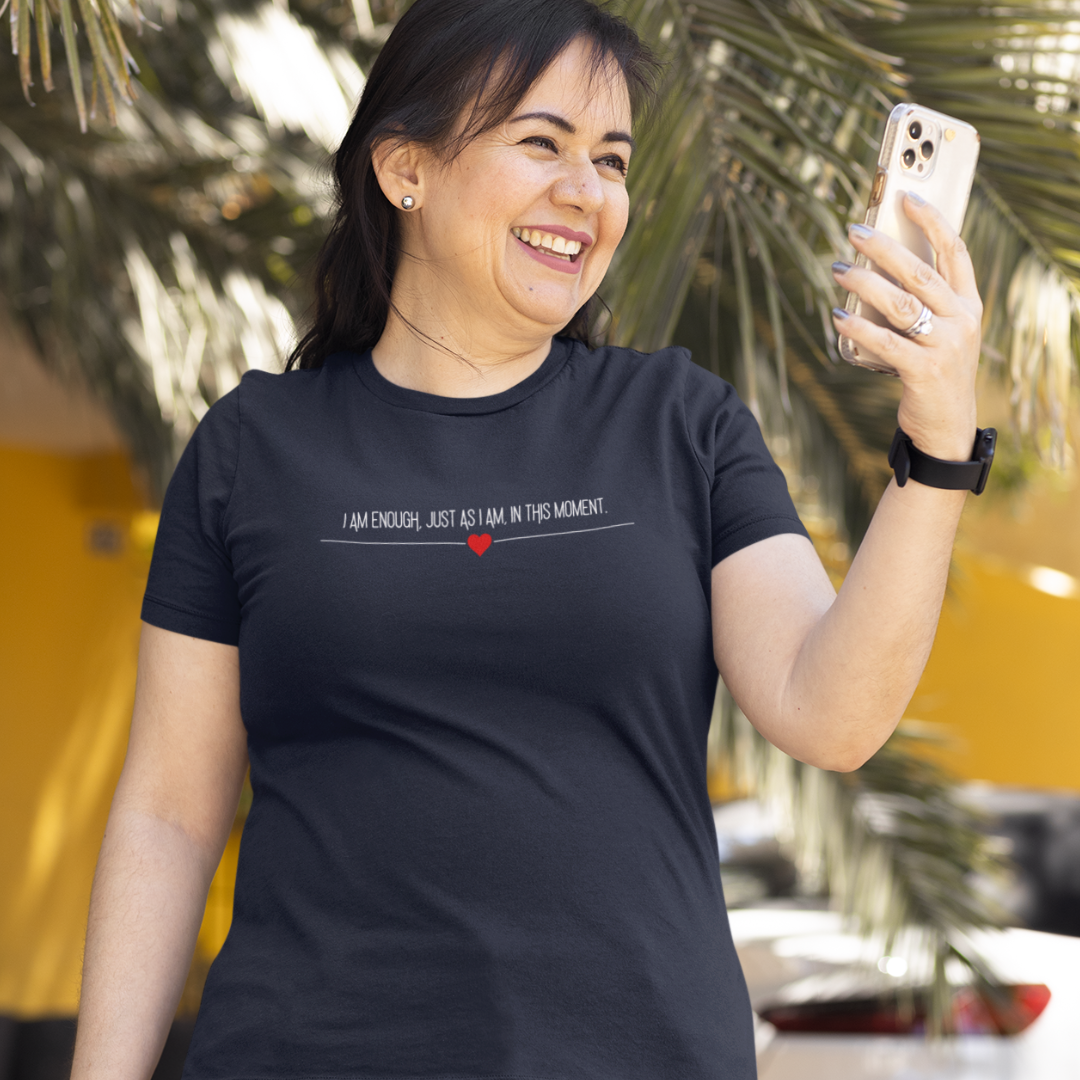 "I am Enough" Minimalist Design Affirmation T-Shirts