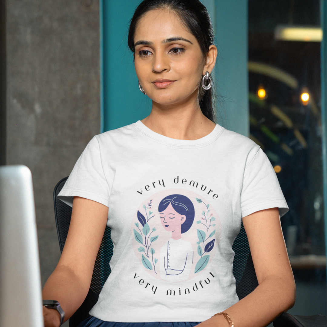 "Very Demure, Very Mindful" Lady Self-Love T-shirt
