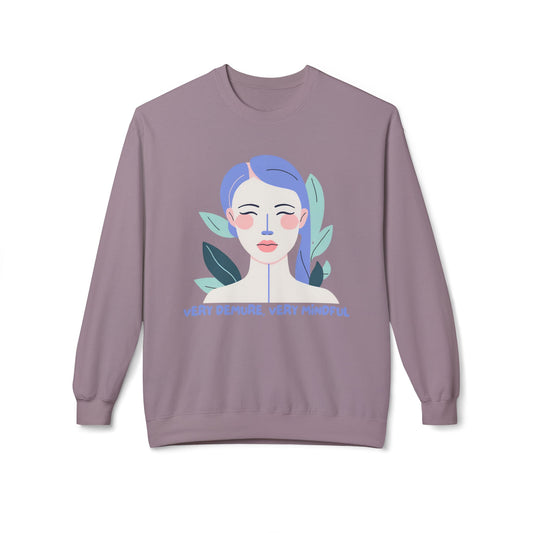 "Very Demure, Very Mindful" Lady Blush Sweatshirt