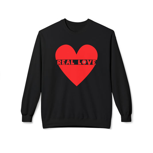 "Real Love" Heart & Paw Sweatshirt