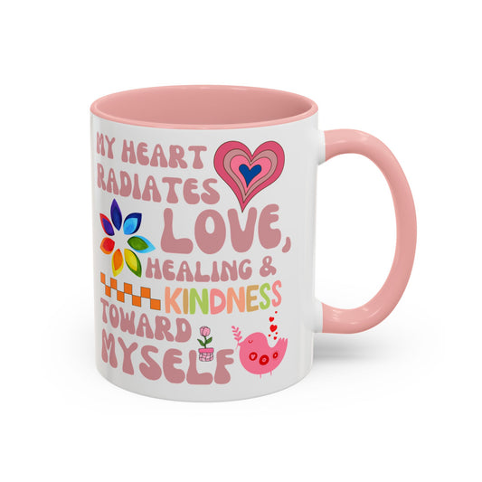 My Heart Radiates Love Mug